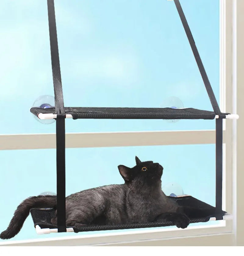 Cama de ventana con ventosas para gatos - vista 6