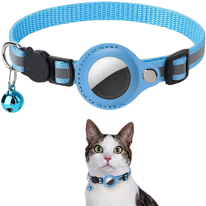 Collar reflectante con soporte AirTag para gato - vista 4