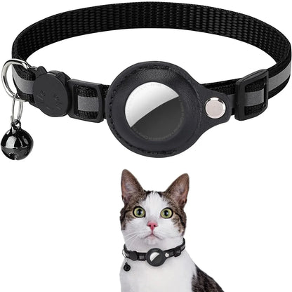 Collar reflectante con soporte AirTag para gato - vista 3