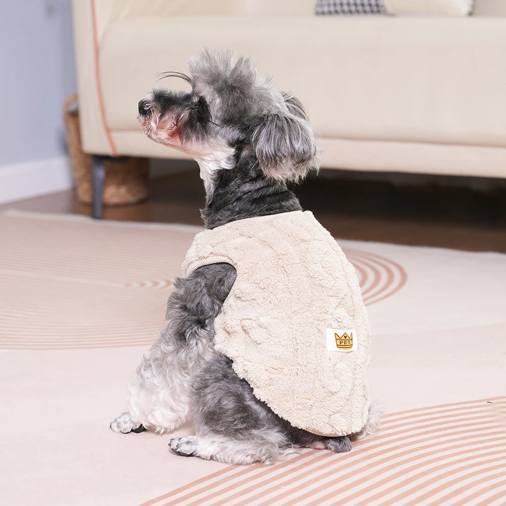 Chaleco polar abrigado para perros y gatos - vista 2