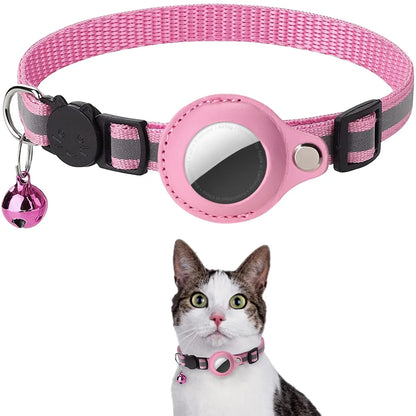 Collar reflectante con soporte AirTag para gato - vista 5