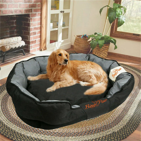 Cama ortopédica con laterales elevados para perros