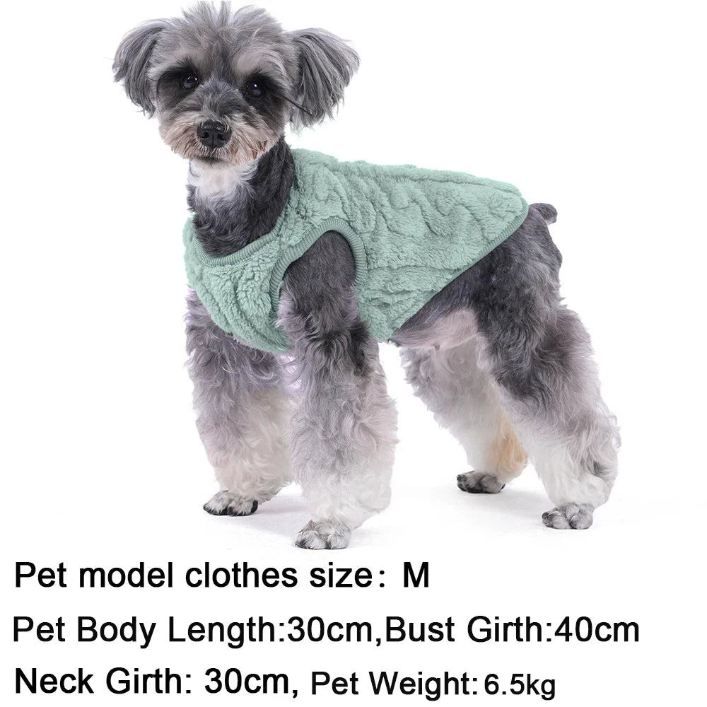 Chaleco polar abrigado para perros y gatos - vista 3