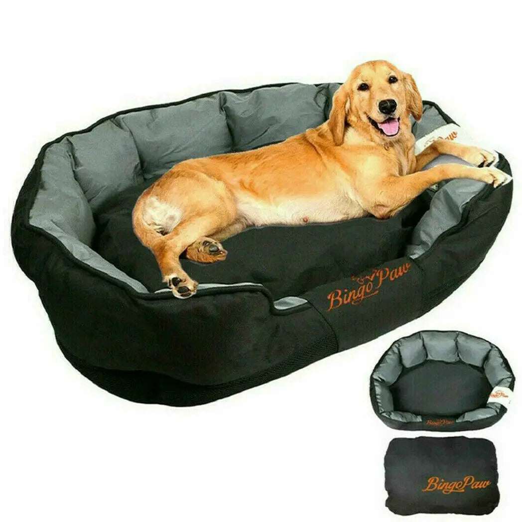 Cama ortopédica con laterales elevados para perros - vista 4