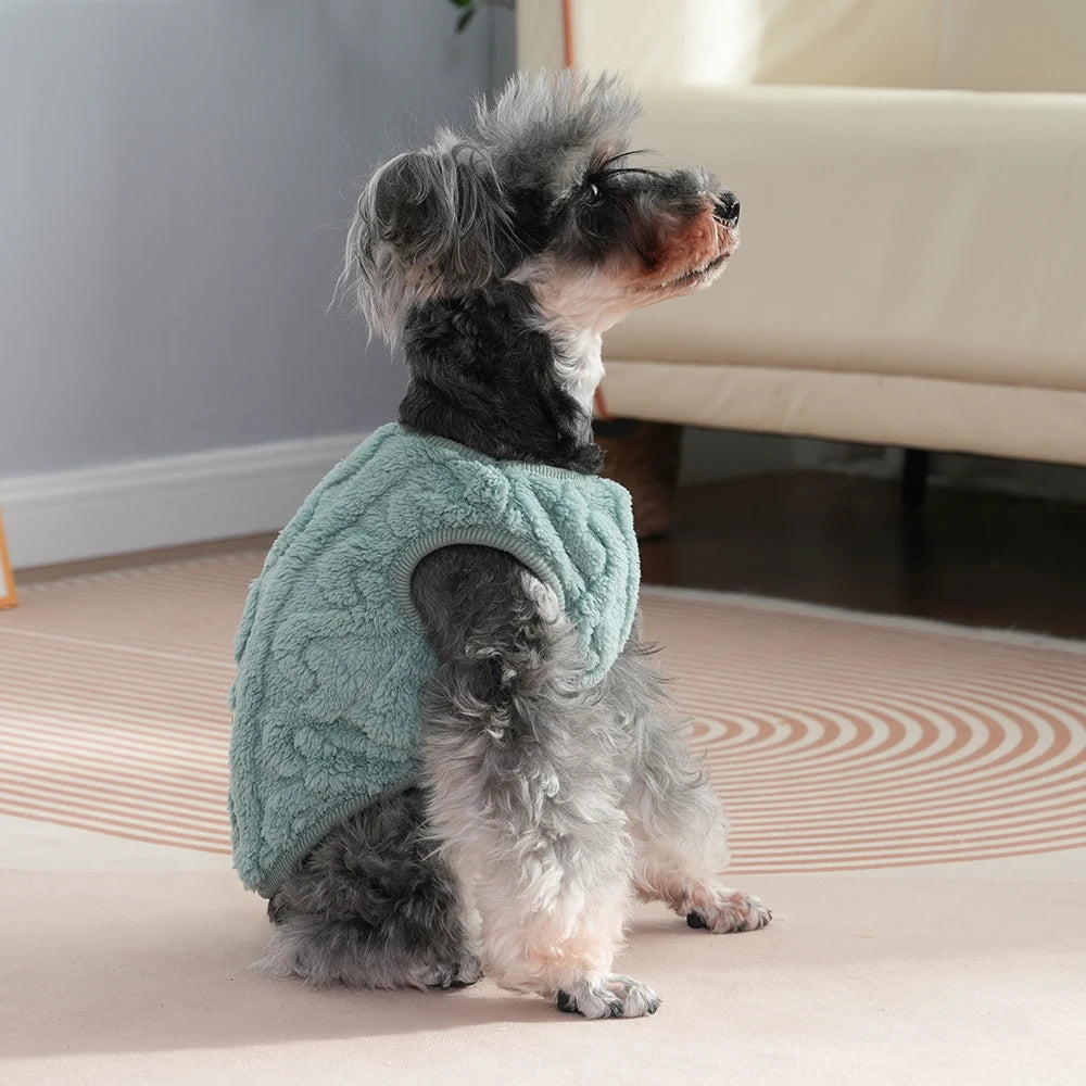 Chaleco polar abrigado para perros y gatos - vista 4