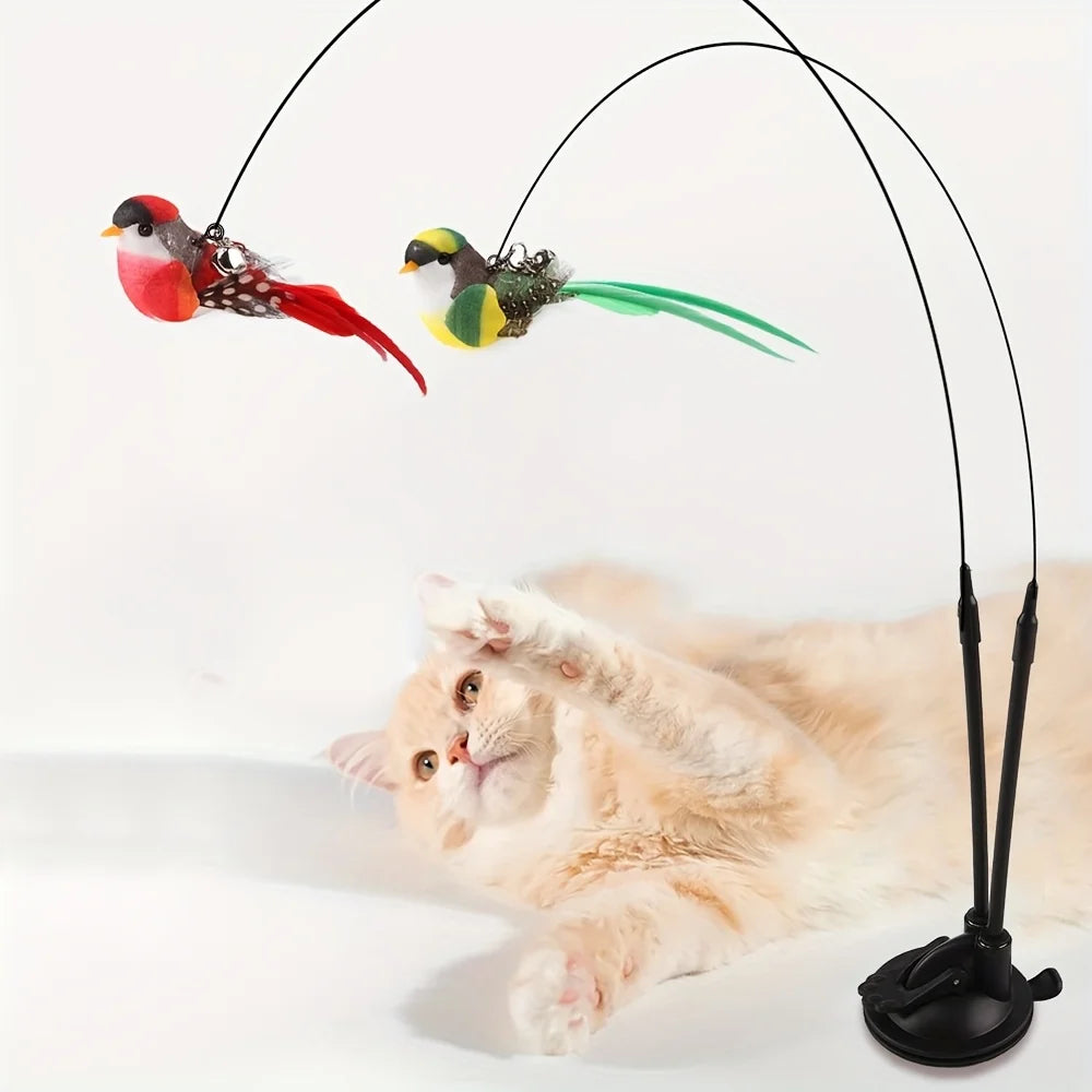Juguete para gatos con aves colgantes - vista 3