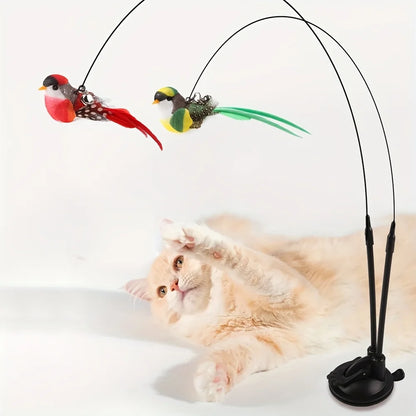 Juguete para gatos con aves colgantes - vista 3